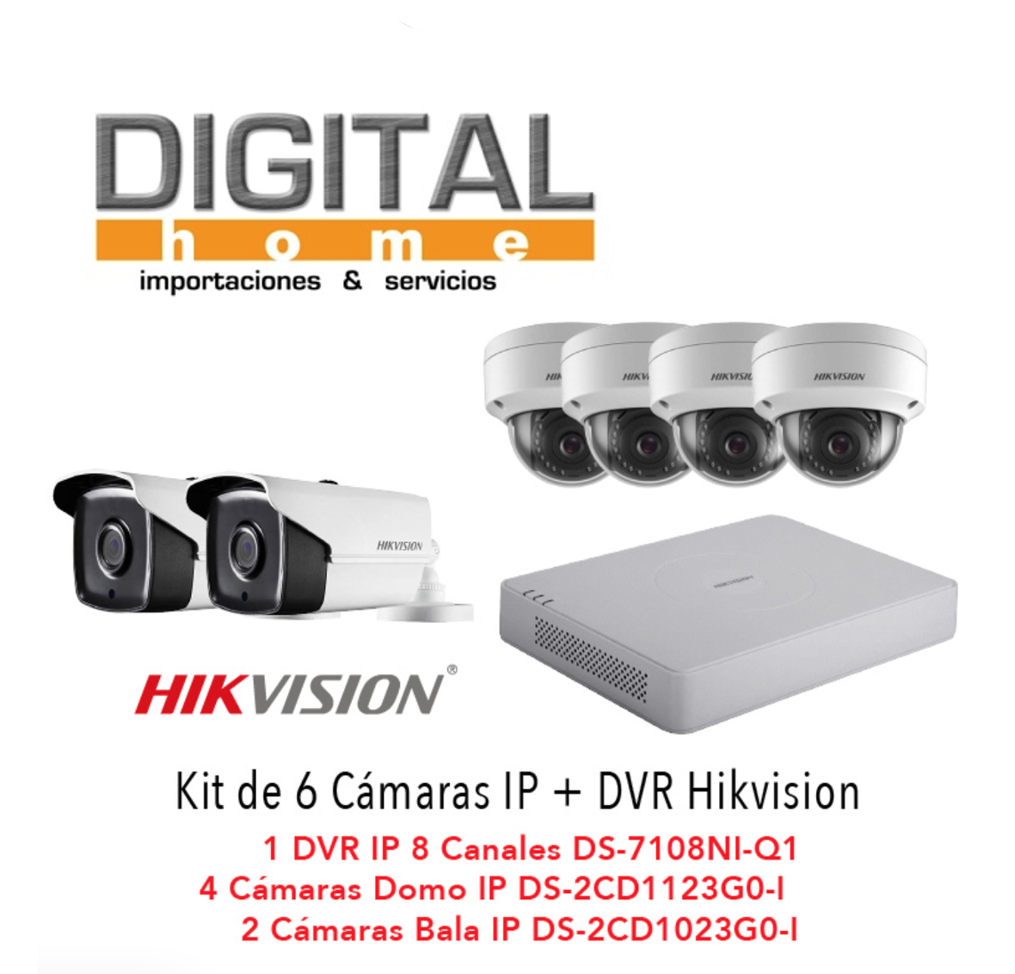 Kit de IP + Hikvision - Tienda Home